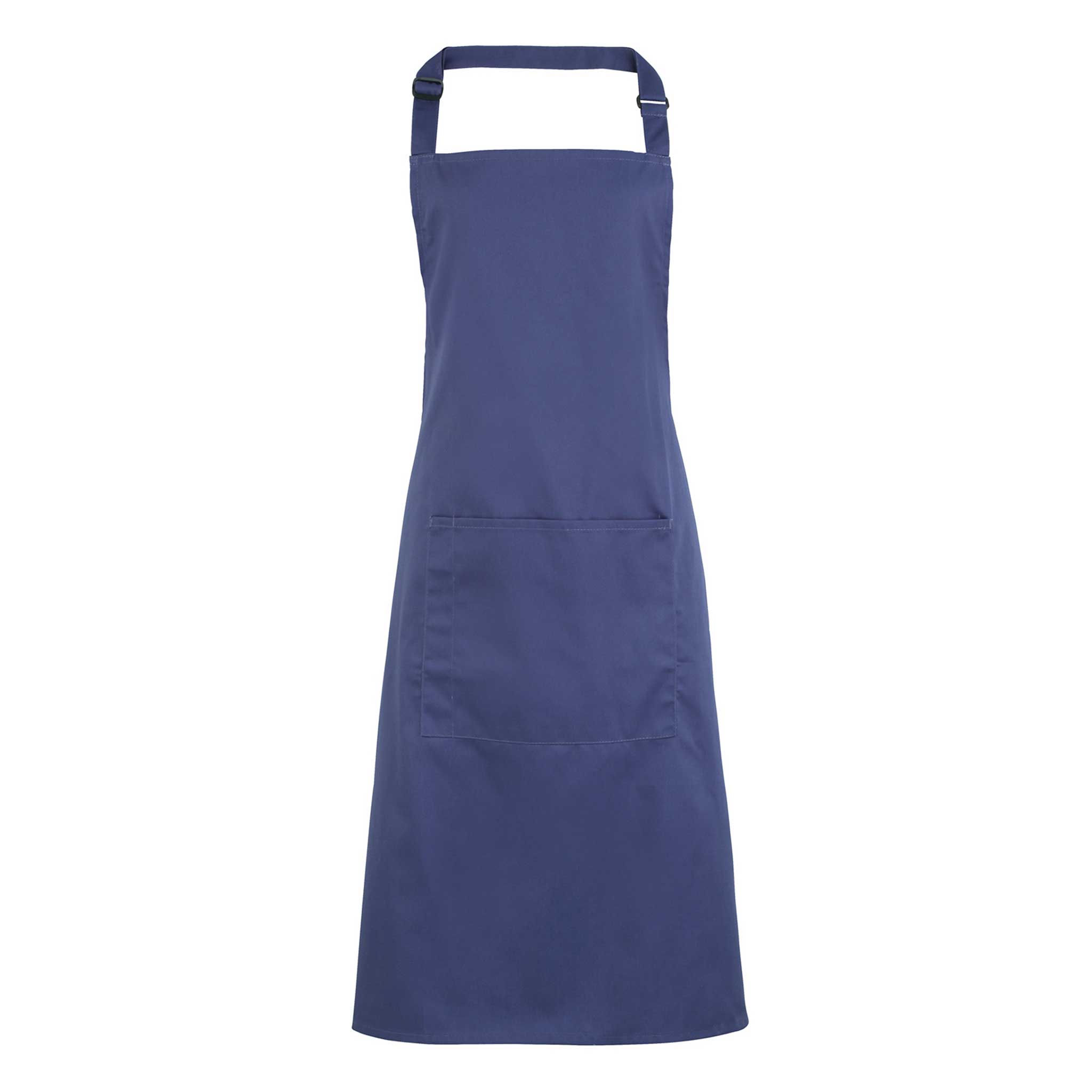 Buy marine-blue Colours Bib Apron with Pocket - PR154