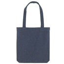 Stanley/Stella Woven Tote Bag - STAU760 in midnight blue on a white background