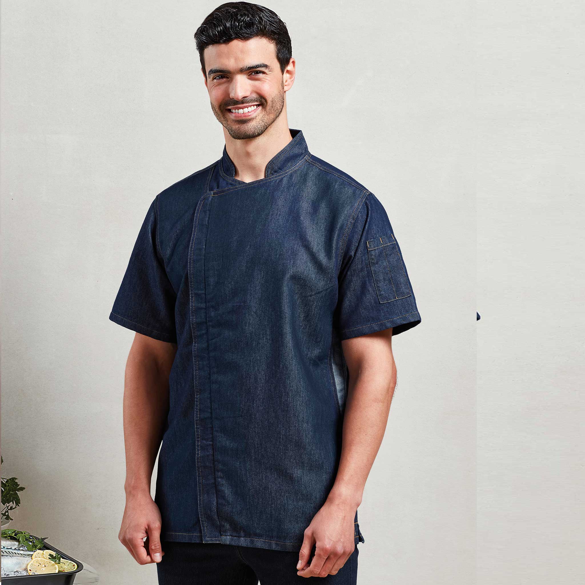 Chef's Zip-Close Short Sleeve Jacket - PR906 - 0