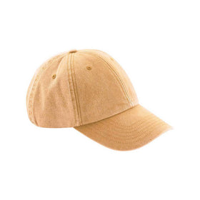 Beechfield Vintage Cap - B655 in vintage mustard on a white background