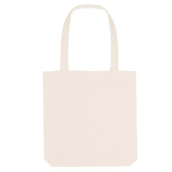 Stanley/Stella Woven Tote Bag - STAU760 in natural on a white background