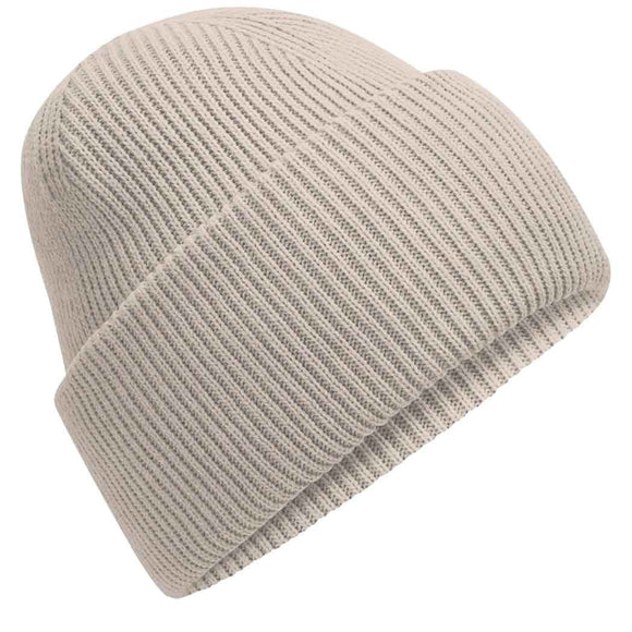 Beechfield Classic Engineered Deep-Cuffed Beanie - B385R in natural stone on a white background