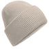 Beechfield Classic Engineered Deep-Cuffed Beanie - B385R in natural stone on a white background