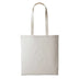 A natural long handle tote bag made of cotton, displayed against a white background. Nutshell Cotton Shopper - RL100