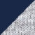 New French Navy/Heather Grey