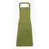 An oasis green bib apron with a neck strap and front pocket, displayed on a plain background. Colours Bib Apron with Pocket - PR15