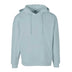 Build your Brand Basic Oversize Hoodie - BB006 in ocean blue against a white background