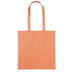 Nutshell Recycled Cotton Shopper - RL600 Orange marl tote bag on a white background