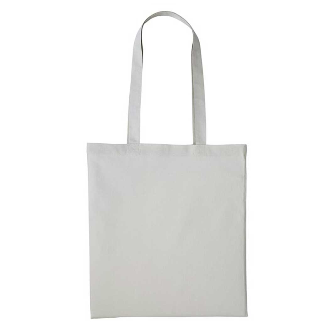 Buy pastel-grey Cotton Shopper - RL100
