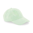 Beechfield Dad Cap - B653 in pastel mint on a white background