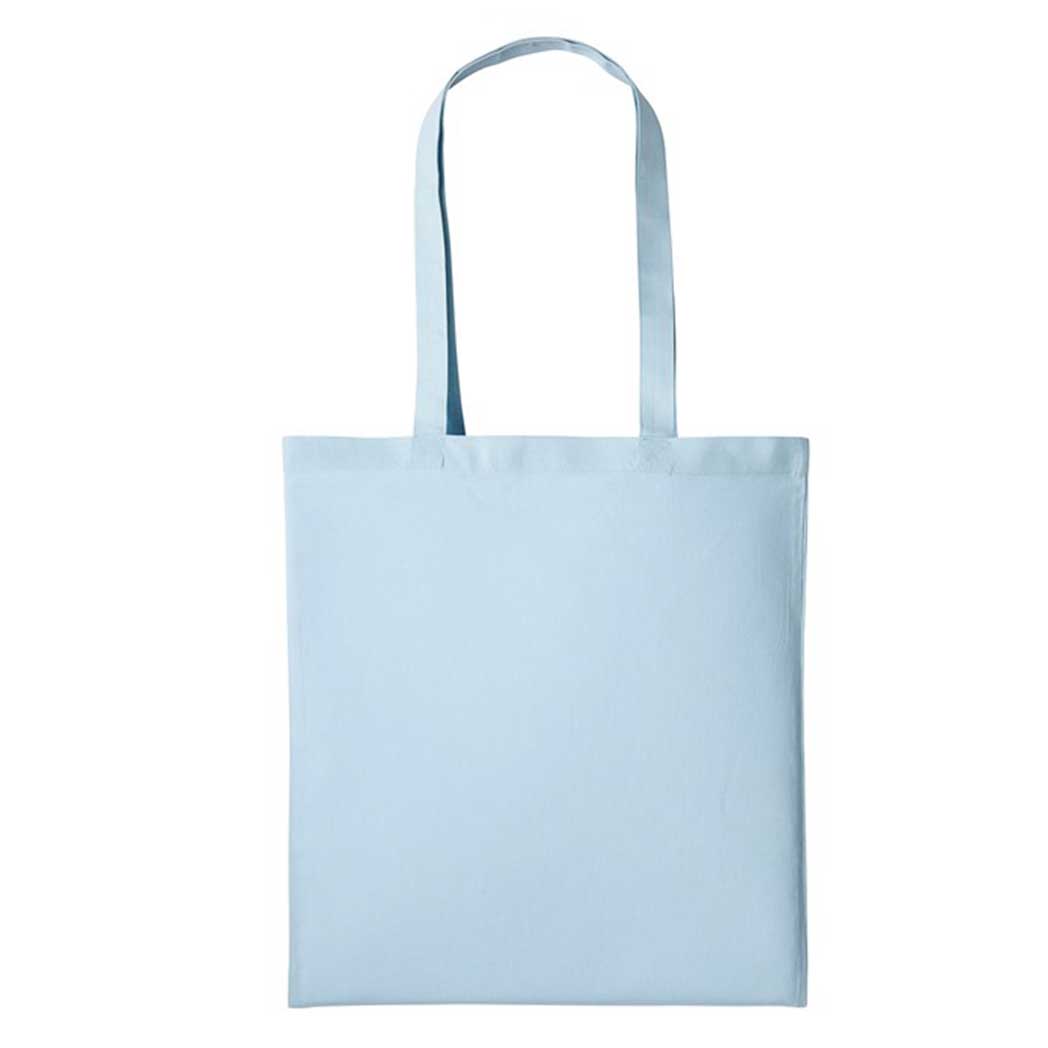 Buy pastel-blue Cotton Shopper - RL100