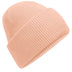 Beechfield Classic Engineered Deep-Cuffed Beanie - B385R in peach on a white background