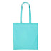 A peppermint green long handle tote bag made of cotton, displayed against a white background. Nutshell Cotton Shopper - RL100