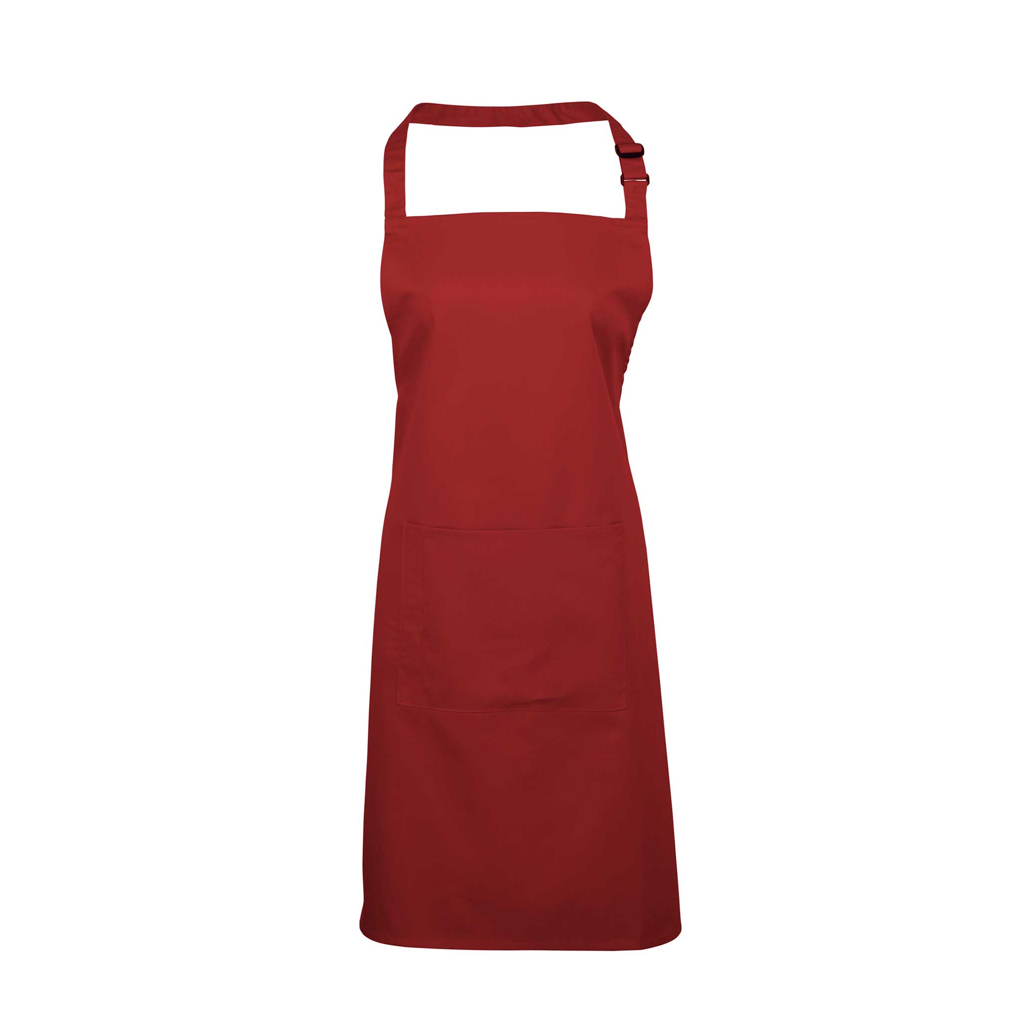Buy red Colours Bib Apron with Pocket - PR154