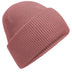 Beechfield Classic Engineered Deep-Cuffed Beanie - B385R in rose on a white background