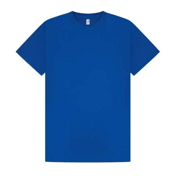 Promo Tech T-Shirt in royal blue against a white background