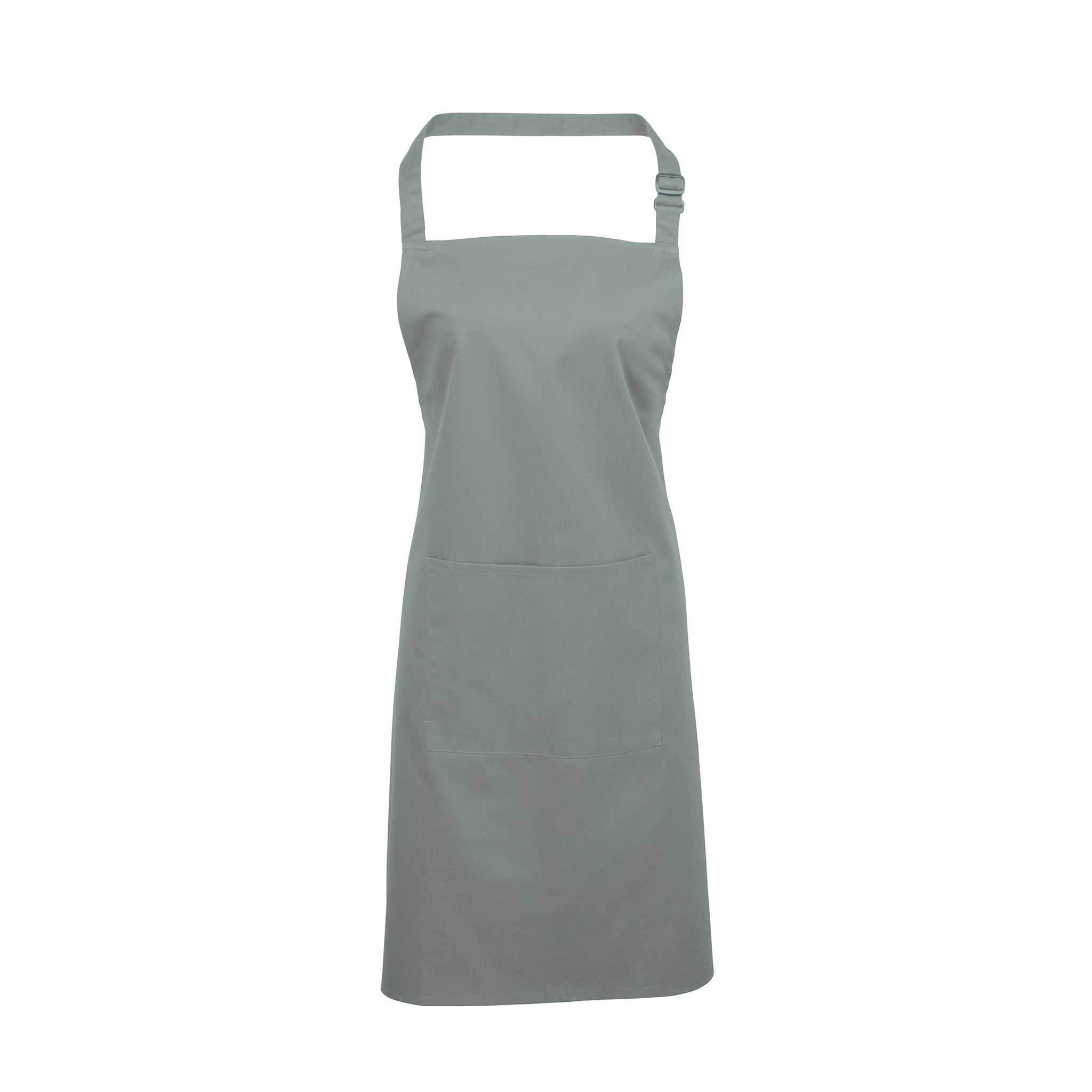 Buy sage Colours Bib Apron with Pocket - PR154