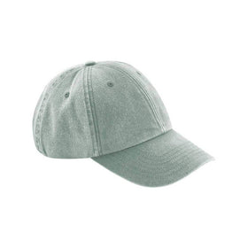 Beechfield Vintage Cap - B655 in vintage sage green on a white background