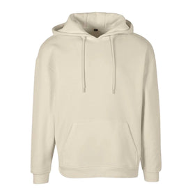 Build your Brand Basic Oversize Hoodie - BB006 in sand against a white background