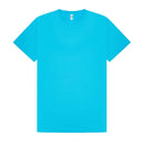 Promo Tech T-Shirt in sapphire blue against a white background