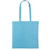Nutshell Recycled Cotton Shopper - RL600 Sky Blue marl tote bag on a white background