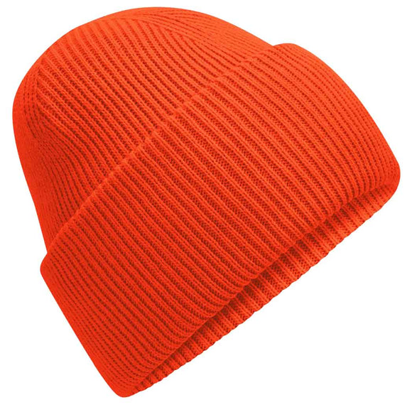 Beechfield Classic Engineered Deep-Cuffed Beanie - B385R in sunset on a white background