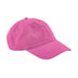 Beechfield Dad Cap - B653 in true pink on a white background
