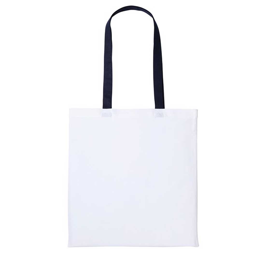Buy white-oxford-navy Varsity Cotton Shopper - RL150