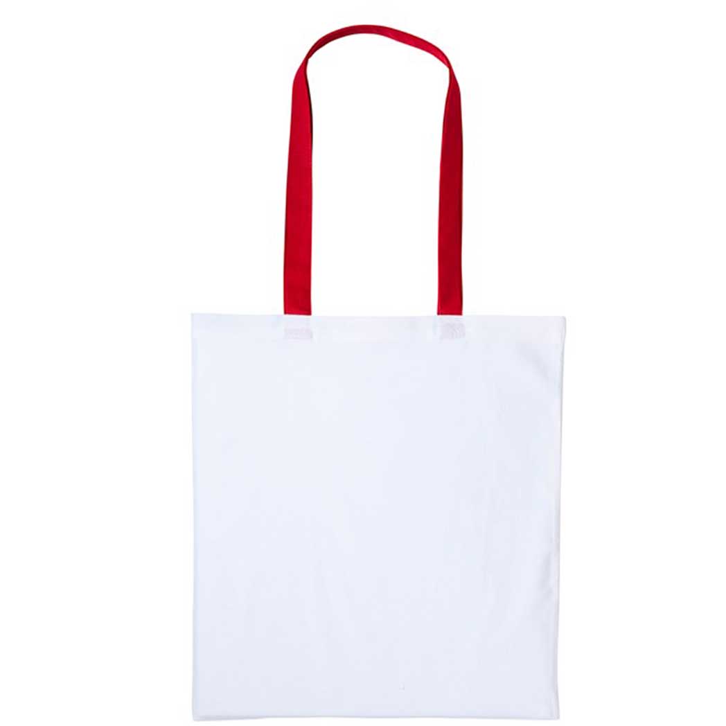 Buy white-red Varsity Cotton Shopper - RL150