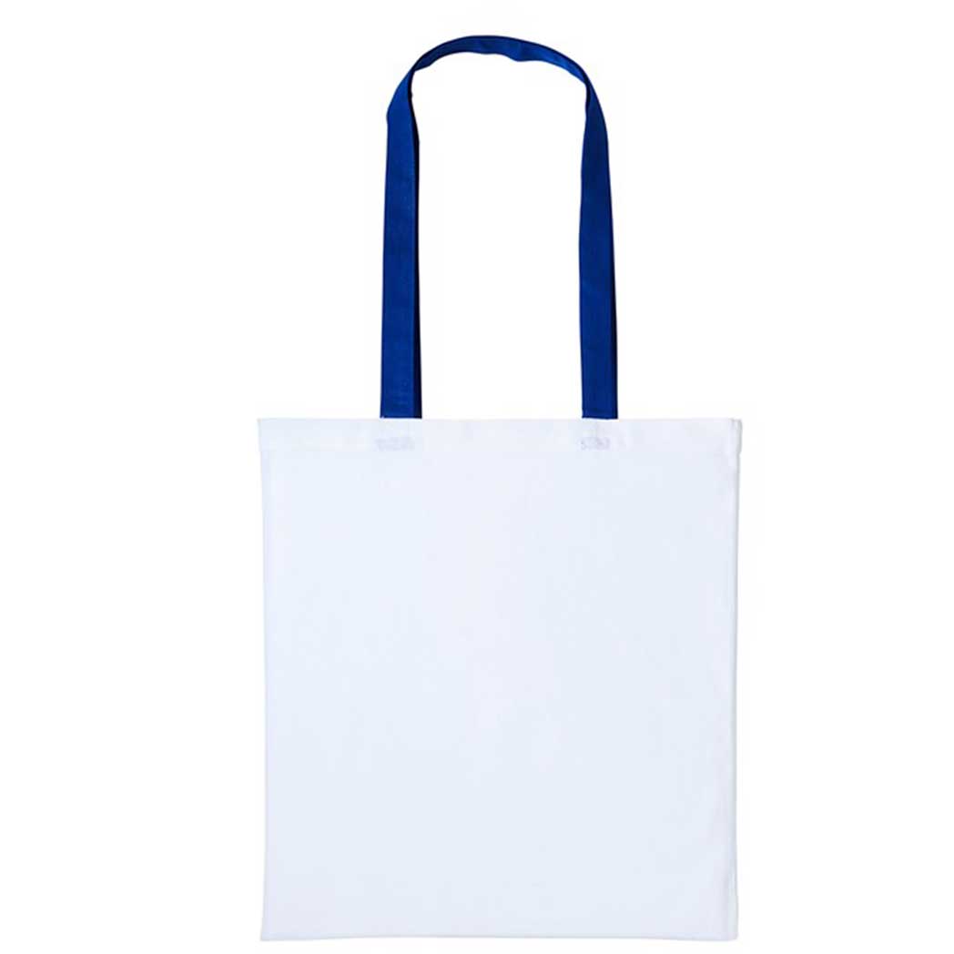 Buy white-royal Varsity Cotton Shopper - RL150