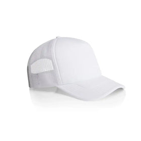 AS Colour Frame Foam Trucker Cap - 1161 in white on a white background