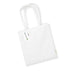 White Beechfield EarthAware® Organic Bag For Life - W801 tote bag on a white background