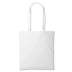 A white long handle tote bag made of cotton, displayed against a white background. Nutshell Cotton Shopper - RL100