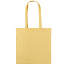 Nutshell Recycled Cotton Shopper - RL600 yellow marl tote bag on a white background